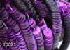 mat dark parma purple French sequins 3 mm 10021