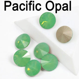 pacific opal  rivoli 12 mm