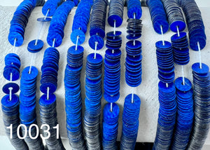 mat dark blue French sequins 3 mm 10031 