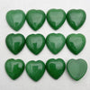green heart cabochon 23 mm