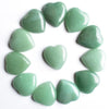 Green aventurine heart cabochon 23mm
