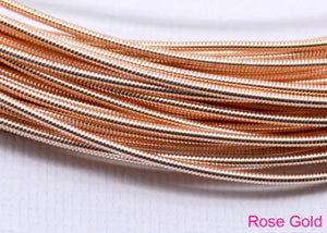 pearl purl wire 1 mm rose gold 