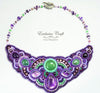 purple accessories necklace