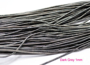 dark grey smooth purl french wire 1mm