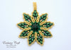 beading tutorial and kit for christmas ornament edelweiss
