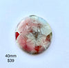 Ceramic cabochons for jewelry making