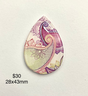 flower epoxy cabochons for jewelry making
