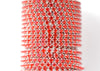 red rhinestone cup chain 3 mm 
