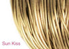 smooth purl french wire 1mm sun kiss