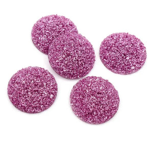 round 20 mm resin cabochon for jewelry making pink