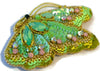 oidered green gold butterfly brooch 