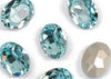 aquamarine oval crystal 10x14 mm