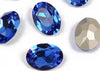 sapphire oval crystal 13x18 mm