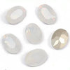 white opal oval crystal 13x18 mm