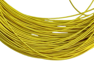 Yellow stiff French wire 1 mm