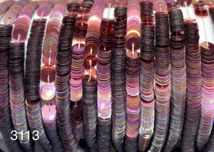 Iridescent rosewood 3113 french sequins4 mm