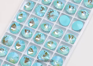 aquamarine 14 MM RIVOLI WITHOUT SETTINGS