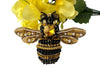 Bee-shaped brooch with gemstones 