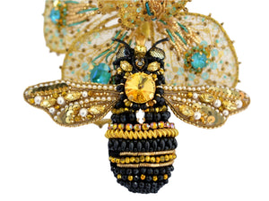Decorative bee pendant beading zoom class