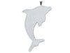 White dolphin-shaped pendant 