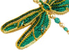 Green and gold dragonfly beading tutorial 