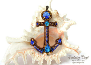 eading pattern for anchor pendant