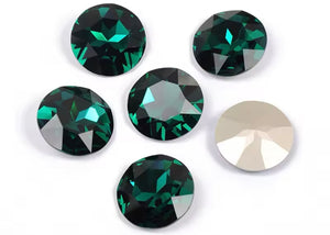 blue zircon large 27 mm round crystal