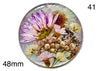 real dry flowers in resin cabochon for jewelry making