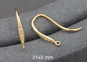 gold earring for jewelry making