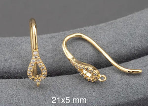 gold earring for jewelry making