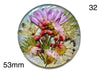 real dry flowers in resin cabochon for jewelry making