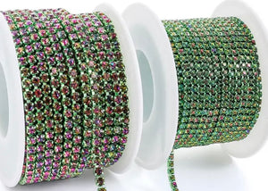 light green volcano cup chain 2 mm