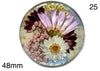 real dry flowers in resin cabochon for jewelry making