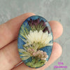 real dry flowers in resin cabochons for jewelry making