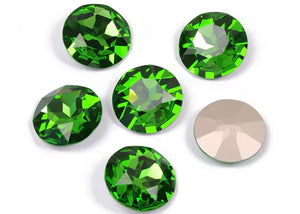 peridot 27 mm round crystal