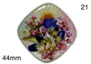 real dry flowers in resin cabochon for jewelry making