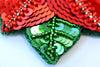 beading tutorial with a kit poinsettia Christmas ornament