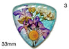 real dry flowers in resin cabochon for jewelry making