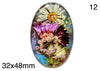 real dry flowers in resin cabochon for jewelry making