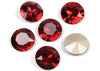 light siam red large 27 mm round crystal