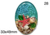 starfish in resin cabochon for jewelry making