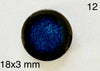 blue round Japanese tile cabochon