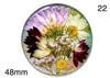 real dry flowers in resin cabochon for jewelry making