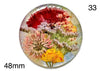 real dry flowers in resin cabochon for jewelry making