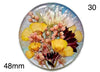 real dry flowers in resin cabochon for jewelry making