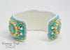tutorial bead embroidered cuff bracelet exclusive craft