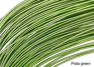 pista green pearl purl french wire 1.25mm