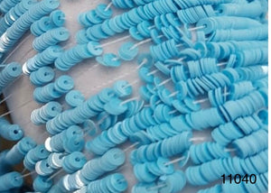 3 mm  french sequins Porcelain turquoise 11040