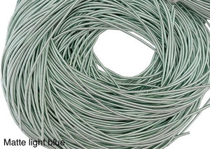 light blue smooth matte purl french wire 1mm 