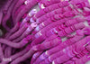 oriental fuchsia french sequins 4 mm